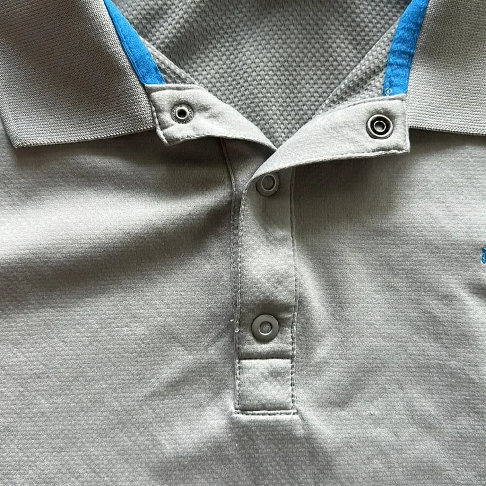 The North Face Men's Horizon Short Sleeve Polo‎ Light Grey Size XL